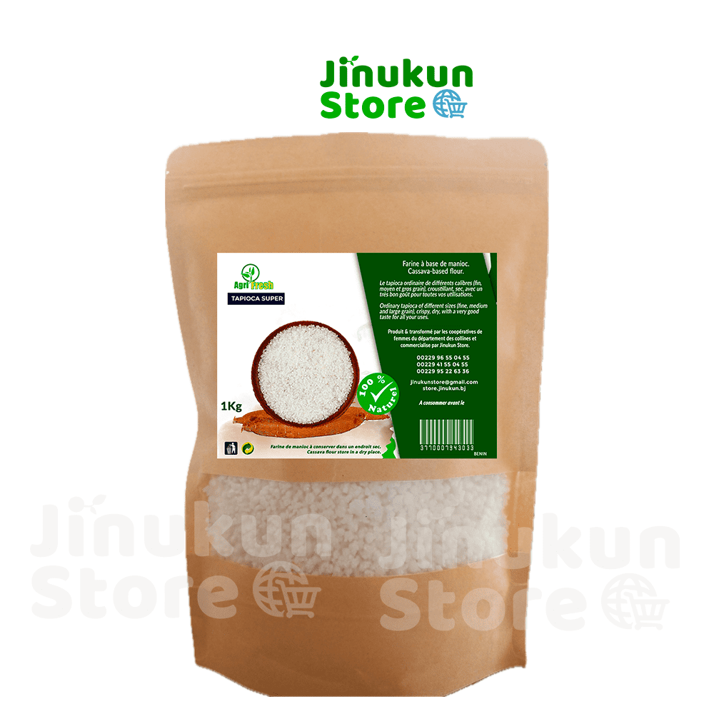 Store Jinukun Tapioca Super des Collines  1 kg