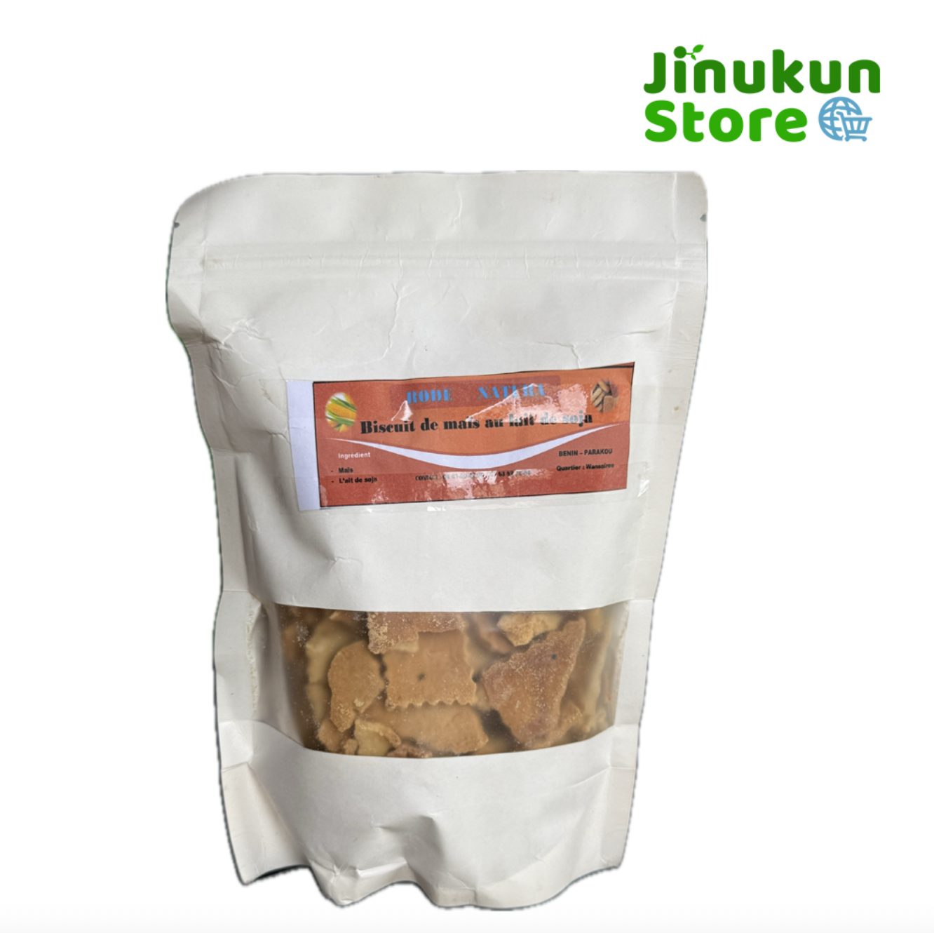 Store Jinukun Biscuit de mais au lait de soja